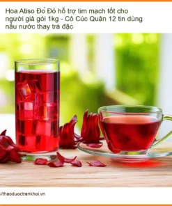 Hoa Atiso Đỏ hỗ trợ tim mạch tốt cho người già gói 1kg - Giao nhanh TPHCM