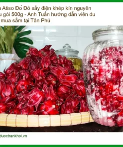 Hoa Atiso Đỏ sấy điện khép kín nguyên màu gói 500g - Đơn vị Bán Có sẵn