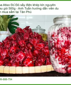 Hoa Atiso Đỏ sấy điện khép kín nguyên màu gói 500g - Địa chỉ Bán Giao nhanh