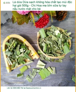 Lá Dứa sạch không hóa chất gói 500g - Địa chỉ Bán Giao nhanh TPHCM