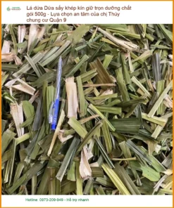 Lá Dứa sấy khép kín giữ trọn dưỡng chất gói 500g - Địa chỉ bán giao nhanh