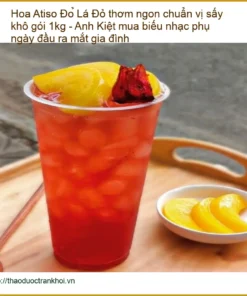 Lá Hoa Atiso Đỏ thơm ngon chuẩn vị sấy khô gói 1kg - Địa chỉ Bán TPHCM