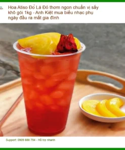 Lá Hoa Atiso Đỏ thơm ngon chuẩn vị sấy khô gói 1kg - Sỉ lẻ Giao nhanh TPHCM