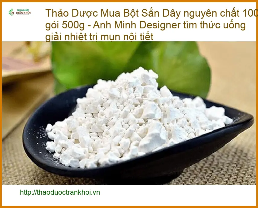 Bột Sắn Dây nguyên chất 100% gói 500g - Địa chỉ Bán Giao nhanh TPHCM