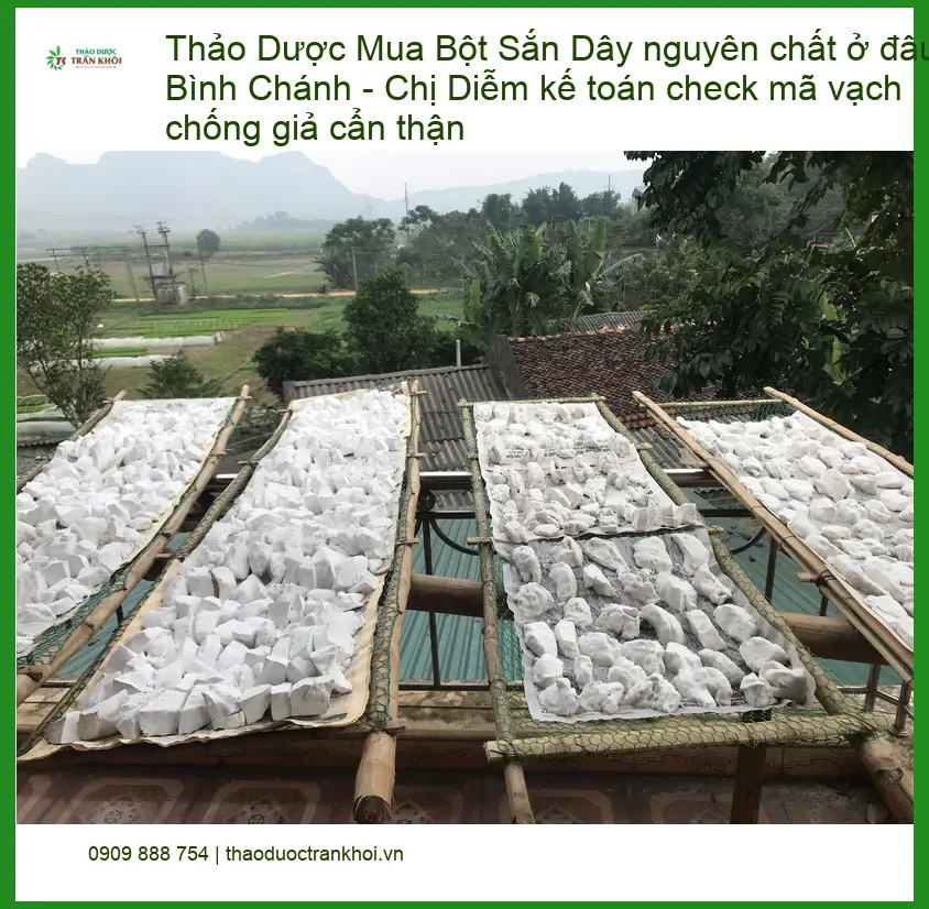 Bột Sắn Dây nguyên chất Bình Chánh - Đơn vị cung cấp giao nhanh, check mã vạch