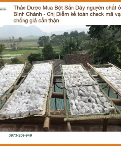 Bột Sắn Dây nguyên chất Bình Chánh - Chị Diễm kiểm tra - Bán Giao nhanh TPHCM