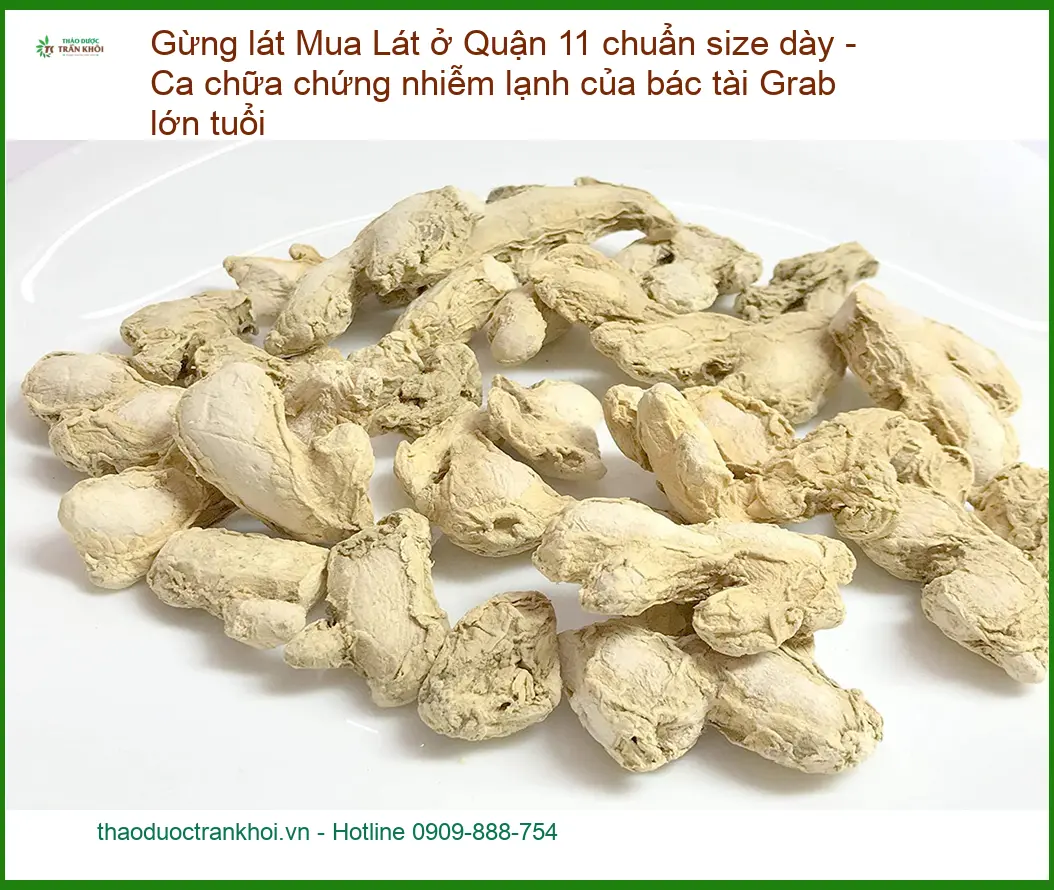 Gừng Lát Quận 11 chuẩn size dày - Địa chỉ bán sỉ lẻ giao nhanh TPHCM