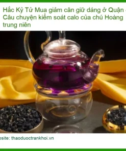 Hắc Kỷ Tử giảm cân giữ dáng ở Quận 8 - Kiểm soát calo chú Hoàng - Sỉ lẻ Có sẵn