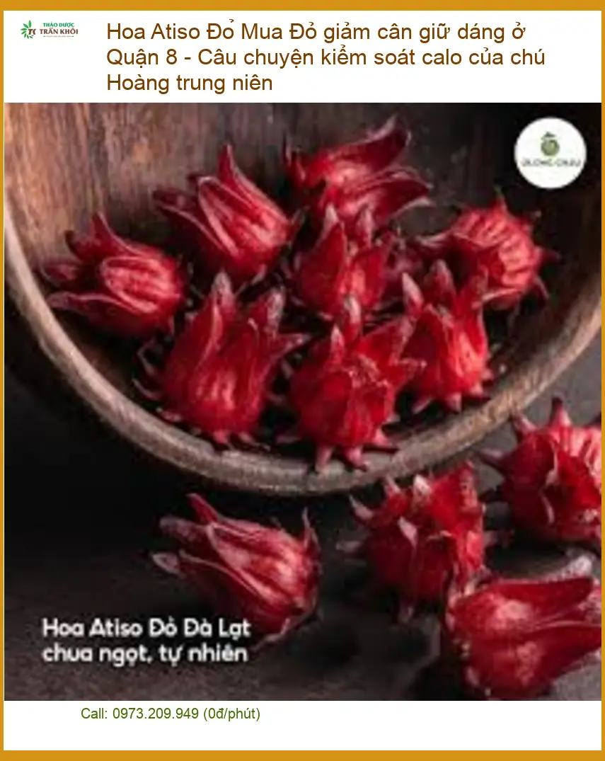 Mua Hoa Atiso Đỏ giảm cân giữ dáng ở Quận 8 - Địa chỉ Bán Giao nhanh