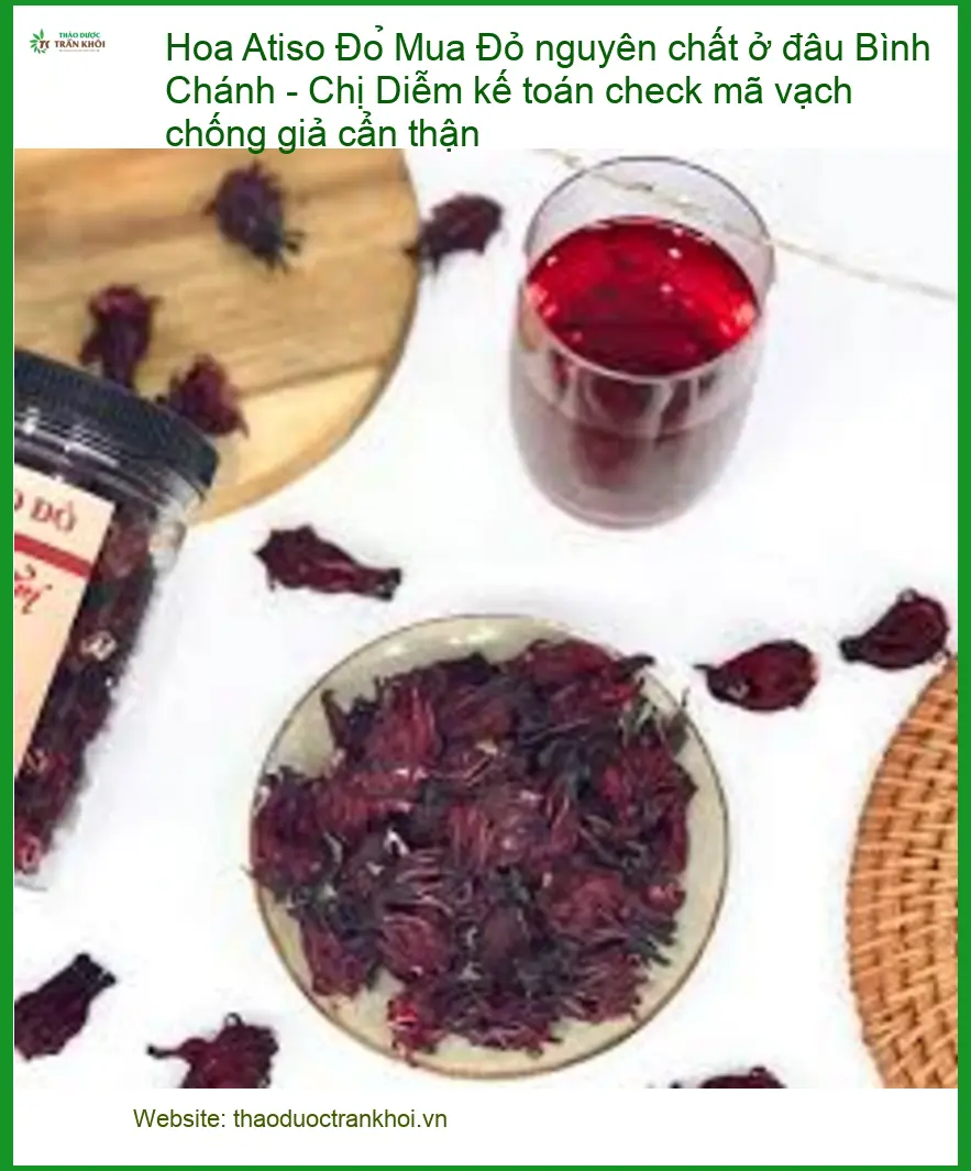Hoa Atiso Đỏ nguyên chất Bình Chánh - Địa chỉ bán sỉ lẻ giao nhanh TPHCM