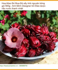 Hoa Atiso Đỏ sấy khô nguyên bông gói 500g - Địa chỉ Bán Giao nhanh TPHCM
