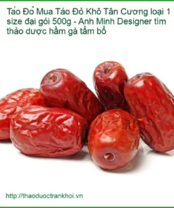Táo Đỏ Khô Tân Cương loại 1 size đại gói 500g - Địa chỉ Bán Giao nhanh TPHCM