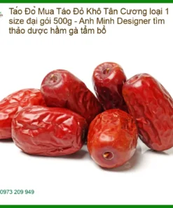 Táo Đỏ Khô Tân Cương loại 1 size đại gói 500g - Địa chỉ Bán Giao nhanh TPHCM