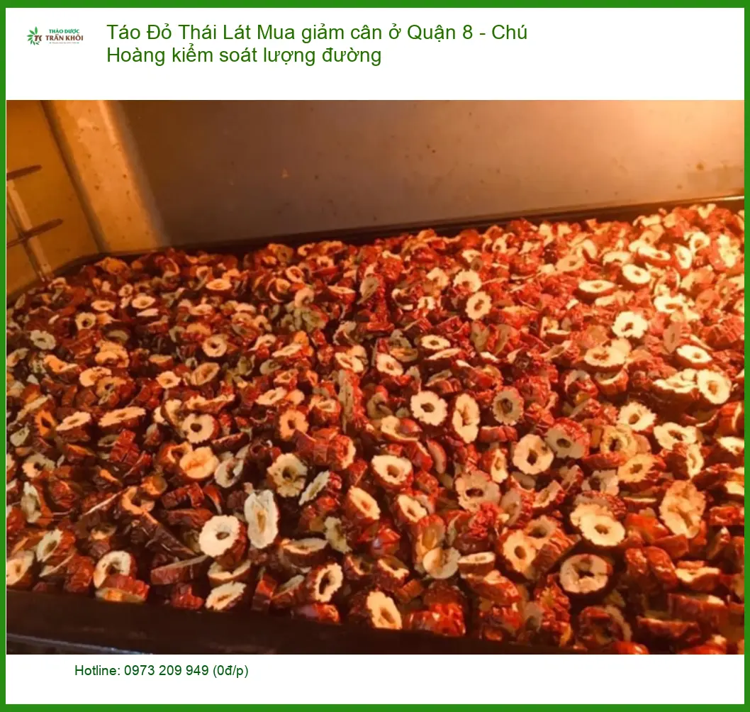 Mua Táo Đỏ Lát giảm cân ở Quận 8 - Chú Hoàng kiểm soát lượng đường