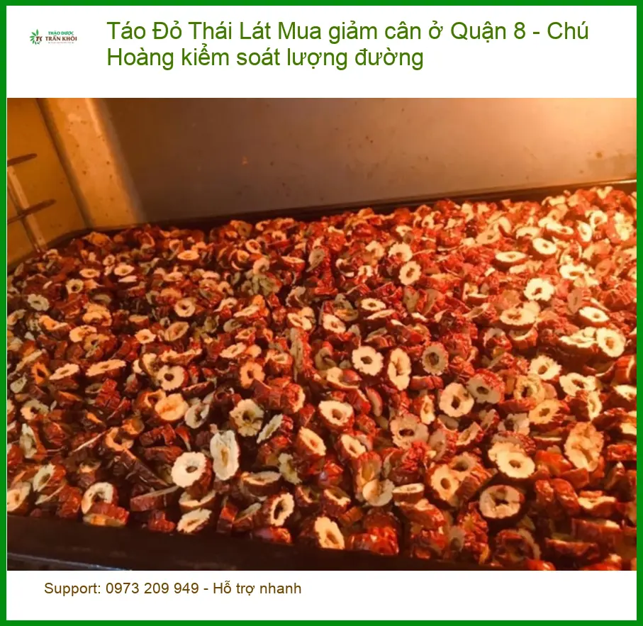 Mua Táo Đỏ Lát giảm cân ở Quận 8 - Chú Hoàng kiểm soát lượng đường - Địa chỉ bán Giao nhanh