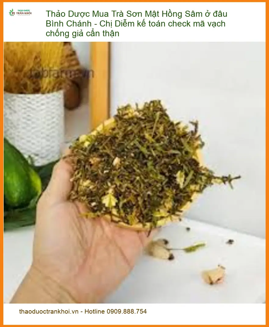 Trà Sơn Mật Hồng Sâm - Địa chỉ bán giao nhanh tại Bình Chánh