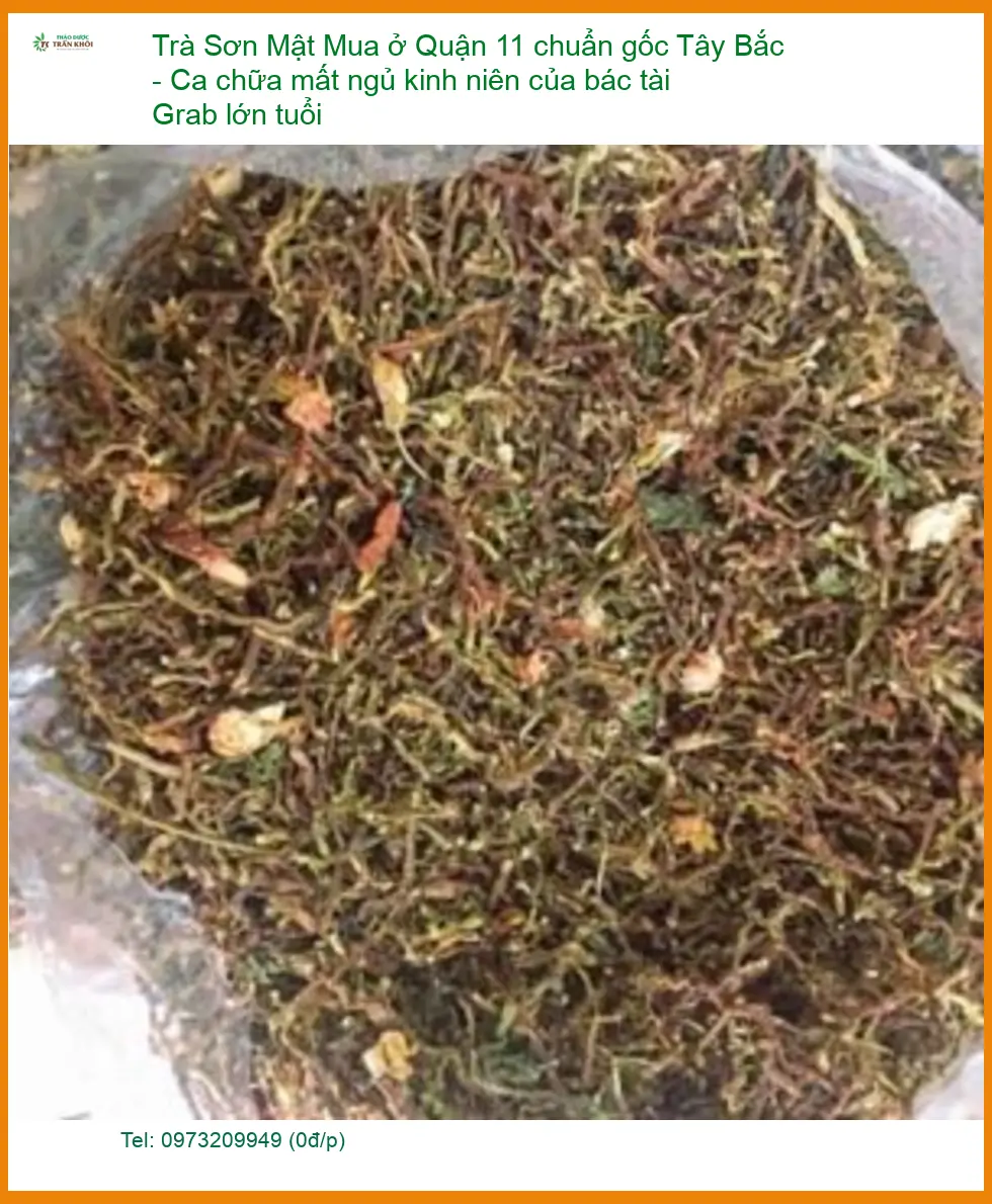 Trà Sơn Mật Quận 11 chuẩn gốc Tây Bắc - Hỗ trợ mất ngủ - Địa chỉ bán giao nhanh