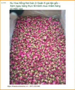 Nơi bán Nụ Hoa Hồng ở Quận 6 giá tận gốc - Đơn vị Cung cấp Giao nhanh