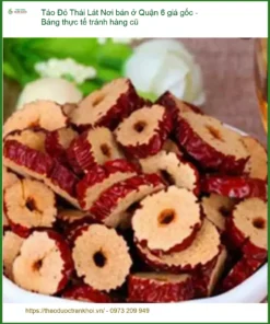 Nơi bán Táo Đỏ Lát ở Quận 6 giá gốc - Bảng giá thực tế tránh hàng cũ