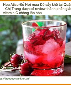 Hoa Atiso Đỏ sấy khô tại Quận 5 - Chị Trang review | Địa chỉ Bán Giao nhanh