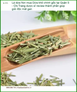 Lá Dứa khô chính gốc Quận 5 - Giải độc mát gan - Địa chỉ bán giao nhanh TPHCM