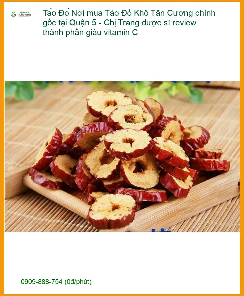 Táo Đỏ Khô Tân Cương chính gốc tại Quận 5 - Địa chỉ bán sỉ lẻ, giao nhanh