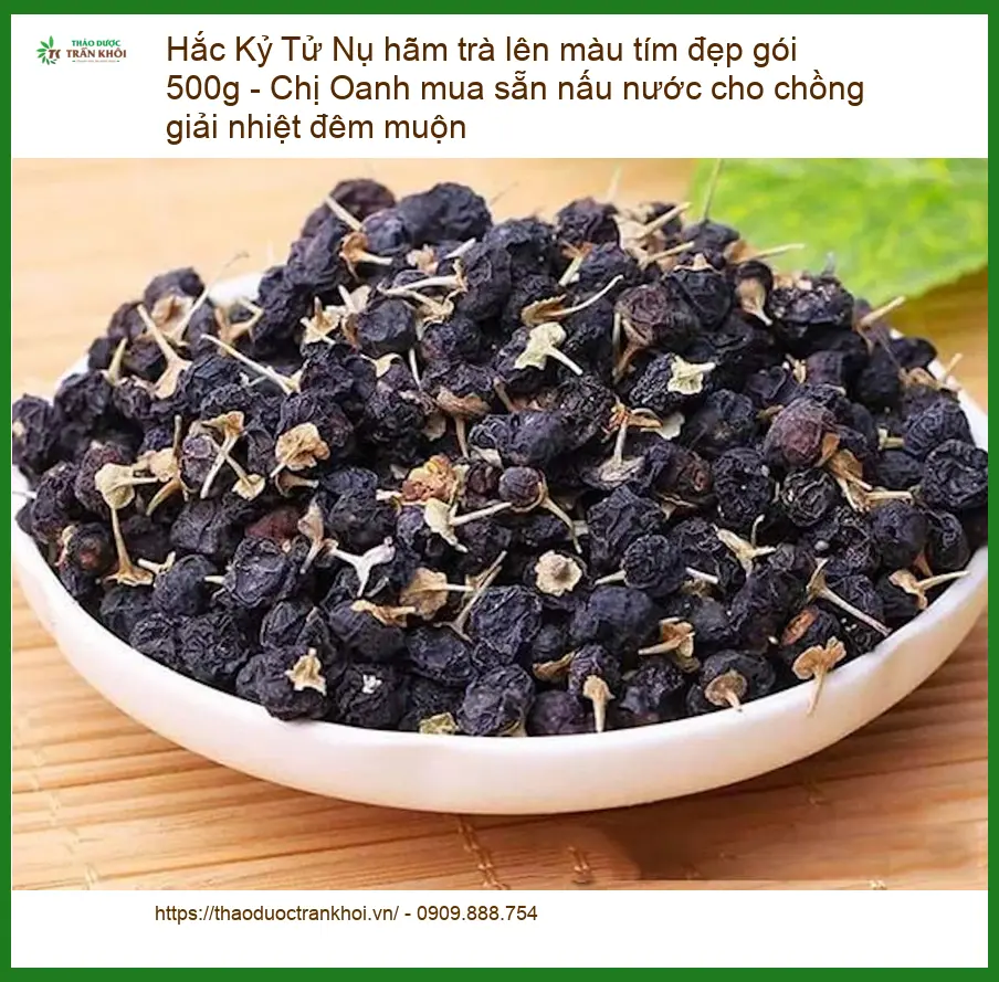 Nụ Hắc Kỷ Tử hãm trà lên màu tím đẹp gói 500g - Sỉ lẻ giao nhanh TPHCM