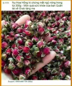 Nụ Hoa Hồng trị chứng mất ngủ nóng trong túi 300g | Địa chỉ Bán Giao nhanh TPHCM