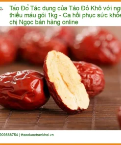 Táo Đỏ Khô 1kg cho người thiếu máu - Đơn vị cung cấp giao nhanh TPHCM
