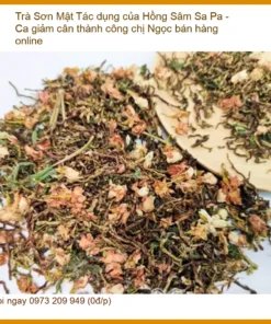 Trà Sơn Mật Hồng Sâm Sa Pa giảm cân - Địa chỉ Bán Sỉ lẻ Giao nhanh TPHCM