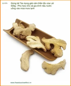 Gừng Lát 500g Giải Cảm Thần Tốc cho Gia Đình - Địa chỉ Bán Giao nhanh TPHCM