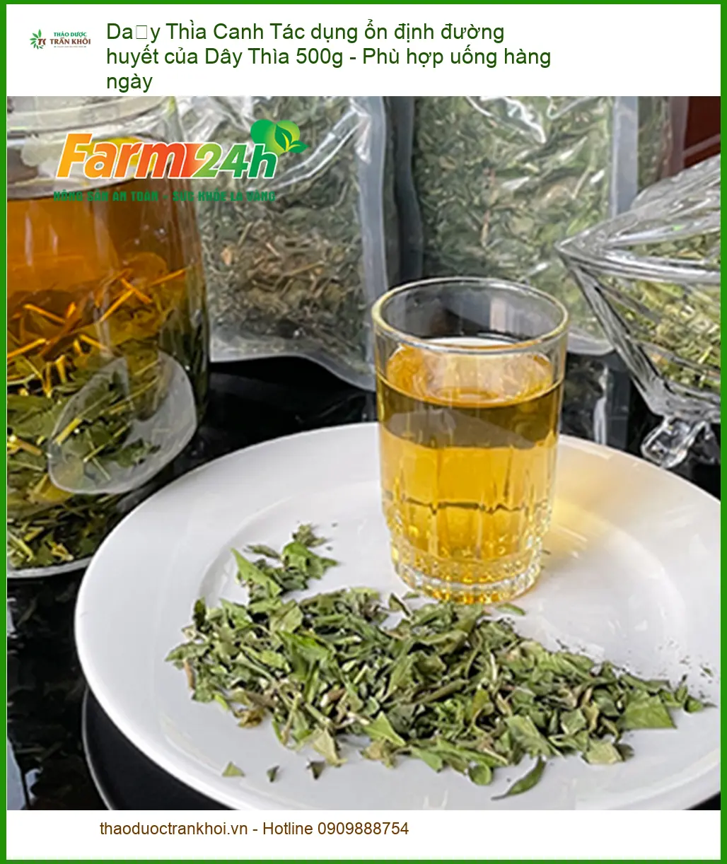 Tác dụng ổn định đường huyết của Dây Thìa Canh 500g - Đơn vị Sỉ lẻ Có sẵn TPHCM