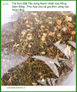 Trà Sơn Mật Hồng Sâm 500g thanh nhiệt - Uống mát - Địa chỉ Bán Giao nhanh TPHCM