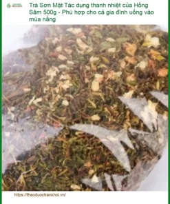 Trà Sơn Mật Hồng Sâm 500g thanh nhiệt - Địa chỉ Bán Giao nhanh TPHCM