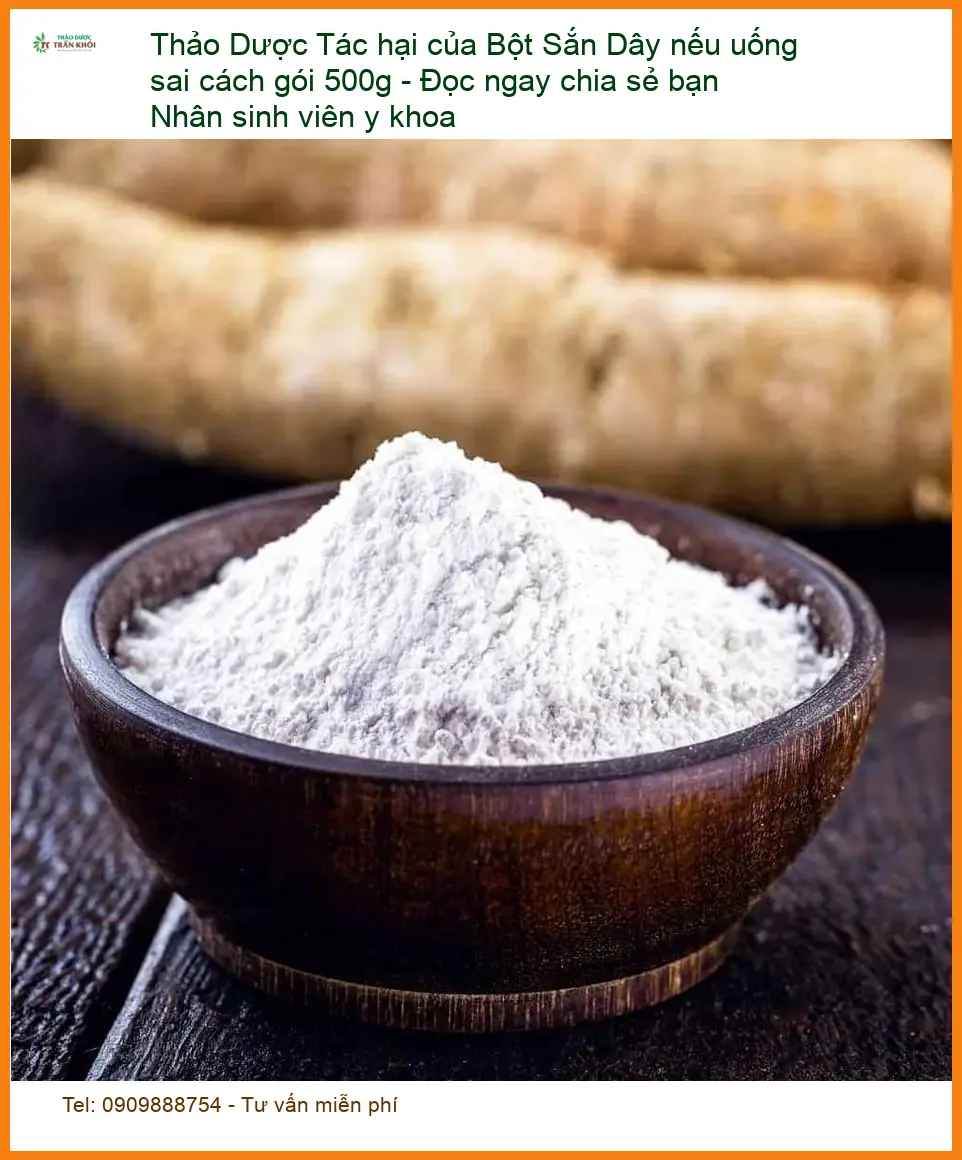 Bột Sắn Dây nguyên chất gói 500g - Địa chỉ Bán Sỉ lẻ Giao nhanh TPHCM