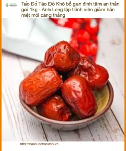 Táo Đỏ Khô bổ gan định tâm an thần - Địa chỉ Bán Giao nhanh TPHCM