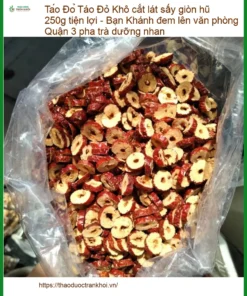 Táo Đỏ Khô cắt lát sấy giòn hũ 250g tiện lợi - Bán có sẵn Quận 3