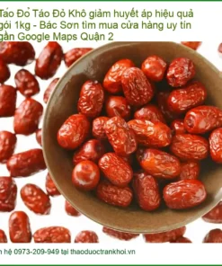Táo Đỏ Khô giảm huyết áp hiệu quả gói 1kg - Địa chỉ Bán Giao nhanh Quận 2