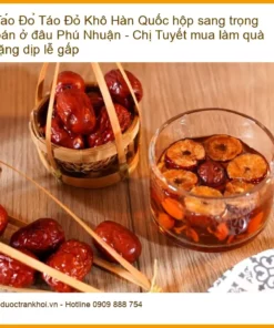 Táo Đỏ Khô Hàn Quốc hộp sang trọng - Đơn vị Cung cấp Sỉ lẻ TPHCM