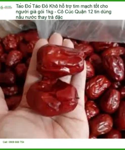 Táo Đỏ Khô hỗ trợ tim mạch gói 1kg - Địa chỉ Bán Giao nhanh TPHCM