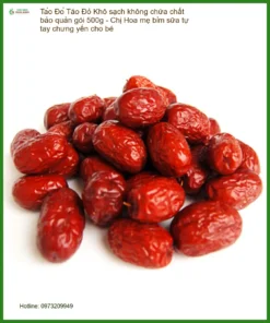 Táo Đỏ Khô sạch không chất bảo quản 500g - Địa chỉ bán giao nhanh TPHCM