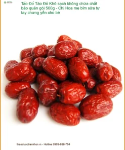 Táo Đỏ Khô sạch 500g - Đơn vị cung cấp Táo Đỏ Khô chất lượng, giao nhanh TPHCM