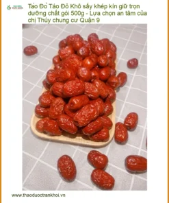 Táo Đỏ Khô sấy khép kín giữ trọn dưỡng chất gói 500g - Đơn vị Cung cấp