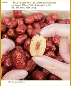 Táo Đỏ Khô Tân Cương trị suy nhược cơ thể gói 500g - Cung cấp TPHCM