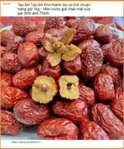 Táo Đỏ Khô thanh lọc cơ thể nhuận tràng gói 1kg - Địa chỉ bán giao nhanh