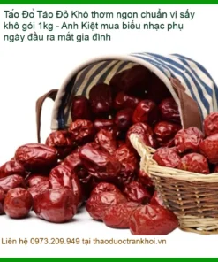 Táo Đỏ Khô thơm ngon chuẩn vị sấy khô gói 1kg - Đơn vị Cung cấp Có sẵn