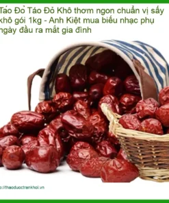 Táo Đỏ Khô thơm ngon chuẩn vị sấy khô gói 1kg - Bán giao nhanh TPHCM