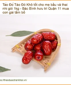 Táo Đỏ Khô cho mẹ bầu, thai nhi 1kg - Địa chỉ Bán Giao nhanh TPHCM