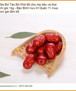 Táo Đỏ Khô tốt cho mẹ bầu và thai nhi gói 1kg - Đơn vị cung cấp có sẵn