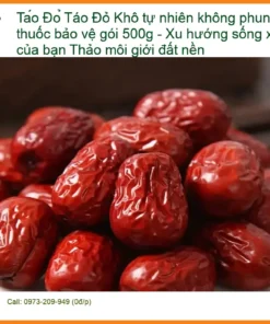 Táo Đỏ Khô tự nhiên không phun thuốc 500g - Địa chỉ Bán Giao nhanh TPHCM